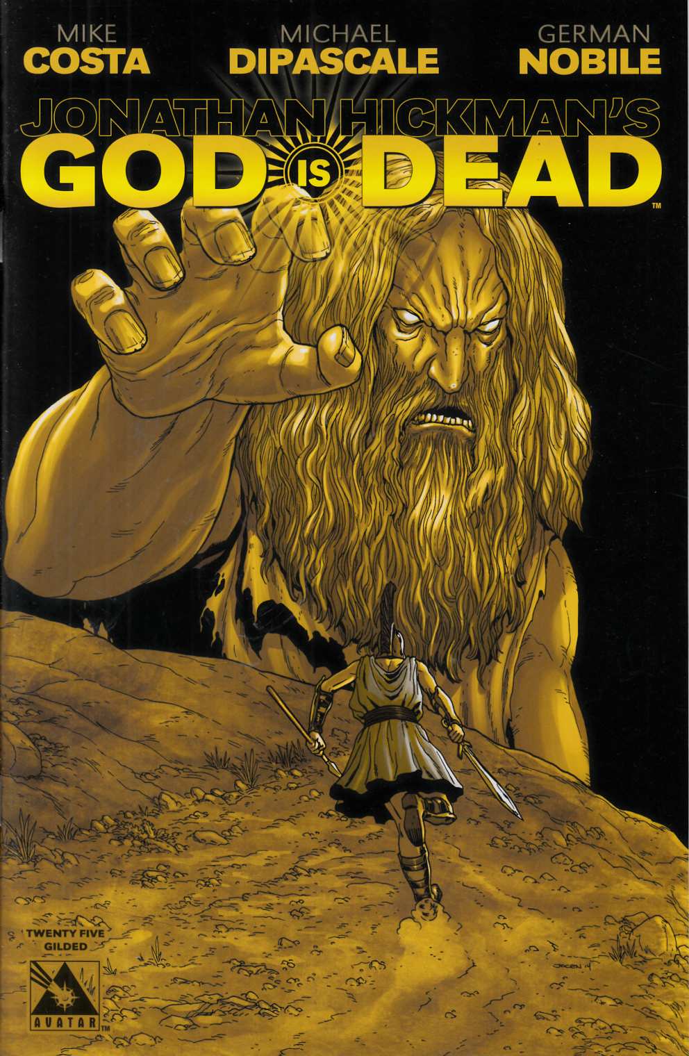 God Is Dead #25 Gilded Variant Cover [Avatar Comic] LARGE