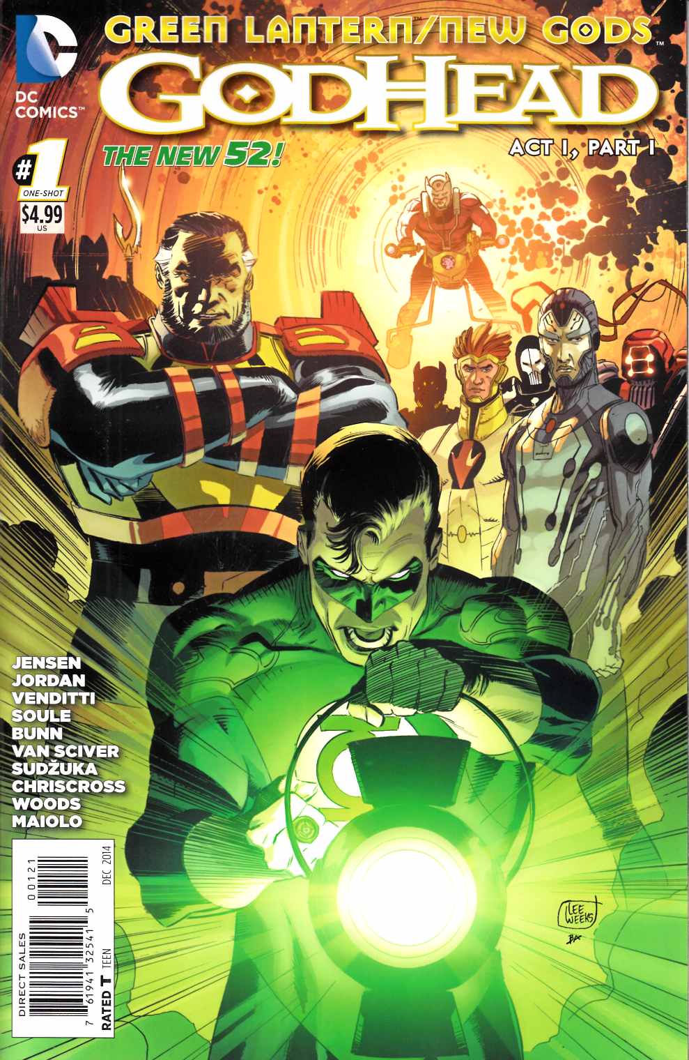 Green Lantern New Gods Godhead #1 Weeks Variant Cover [Comic] LARGE