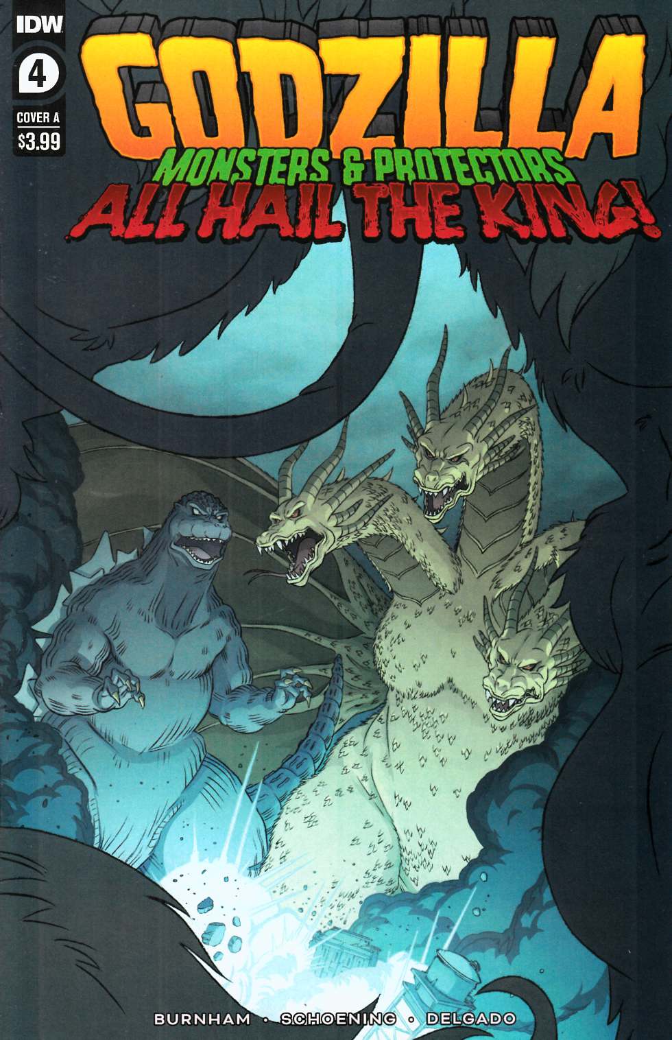 Godzilla Monsters & Protectors All Hail the King #4 Near Mint (9.4) [IDW Comic] THUMBNAIL