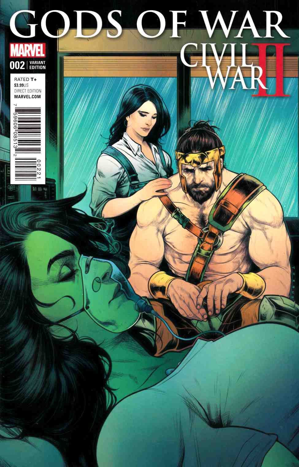 Civil War II Gods of War #2 Torque Variant Cover [Marvel Comic] THUMBNAIL