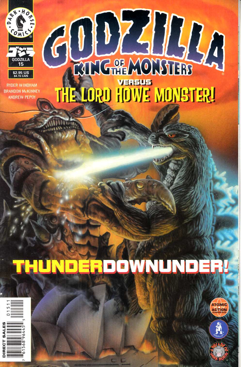 Godzilla #15 Very Fine (8.0) [Dark Horse Comic] LARGE