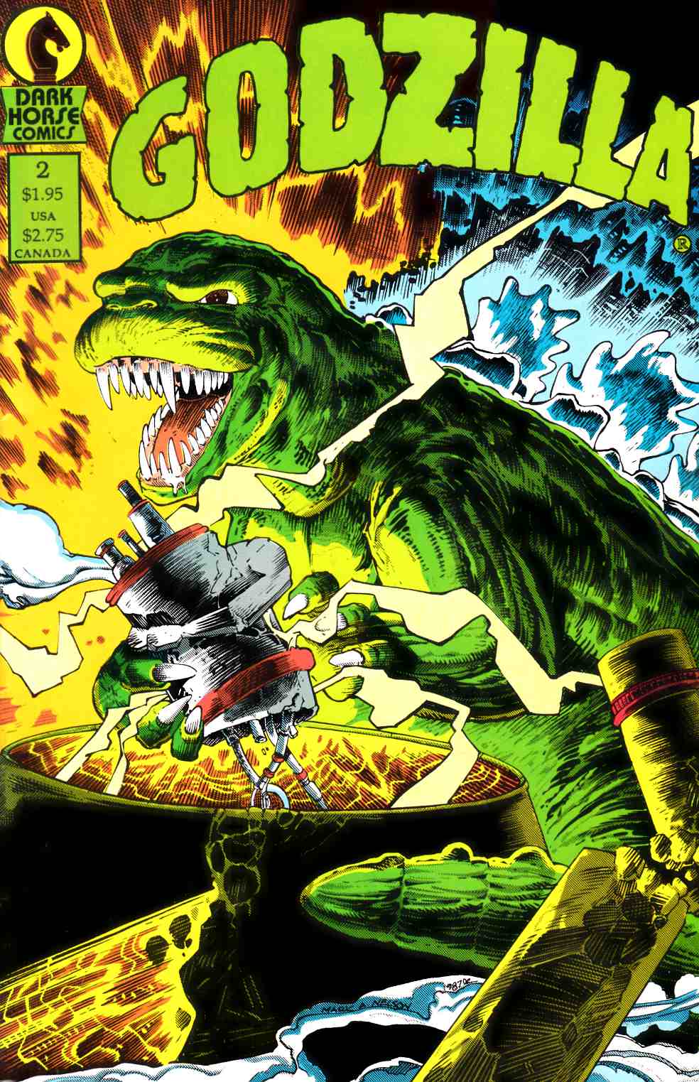 Godzilla #2 Fine (6.0) [Dark Horse Comic] LARGE