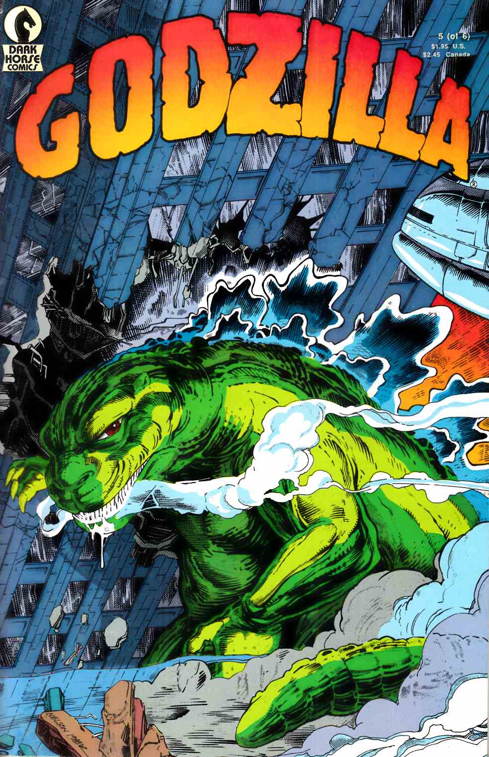 Godzilla #5 Very Fine (8.0) [Dark Horse Comic] LARGE