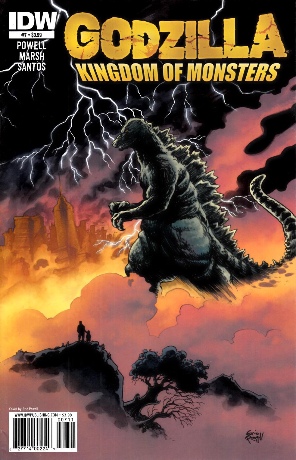 Godzilla Kingdom of Monsters #7 Very Fine (8.0) [IDW Comic] THUMBNAIL