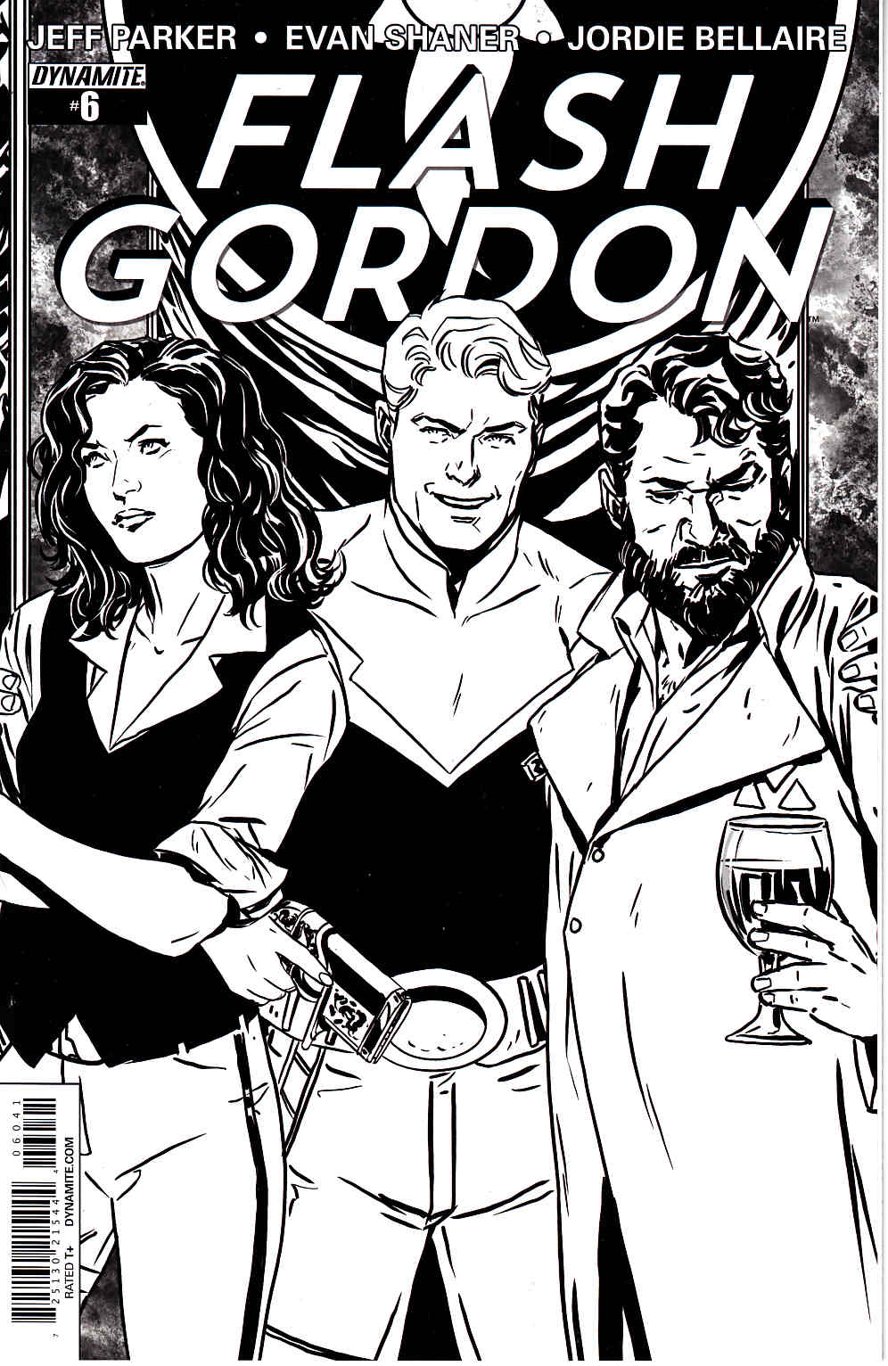 Flash Gordon #6 B&W Reorder Variant Cover [Comic] THUMBNAIL