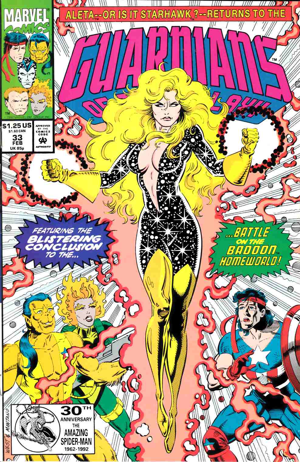 Guardians of the Galaxy #33 Very Fine (8.0) [Marvel Comic] LARGE