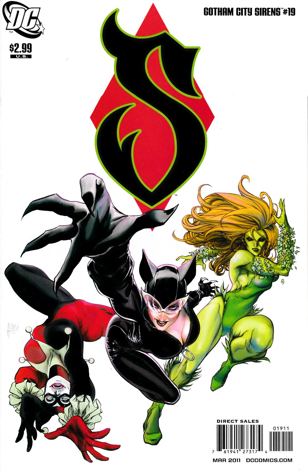 Gotham City Sirens #19 Near Mint (9.4) [DC Comic]