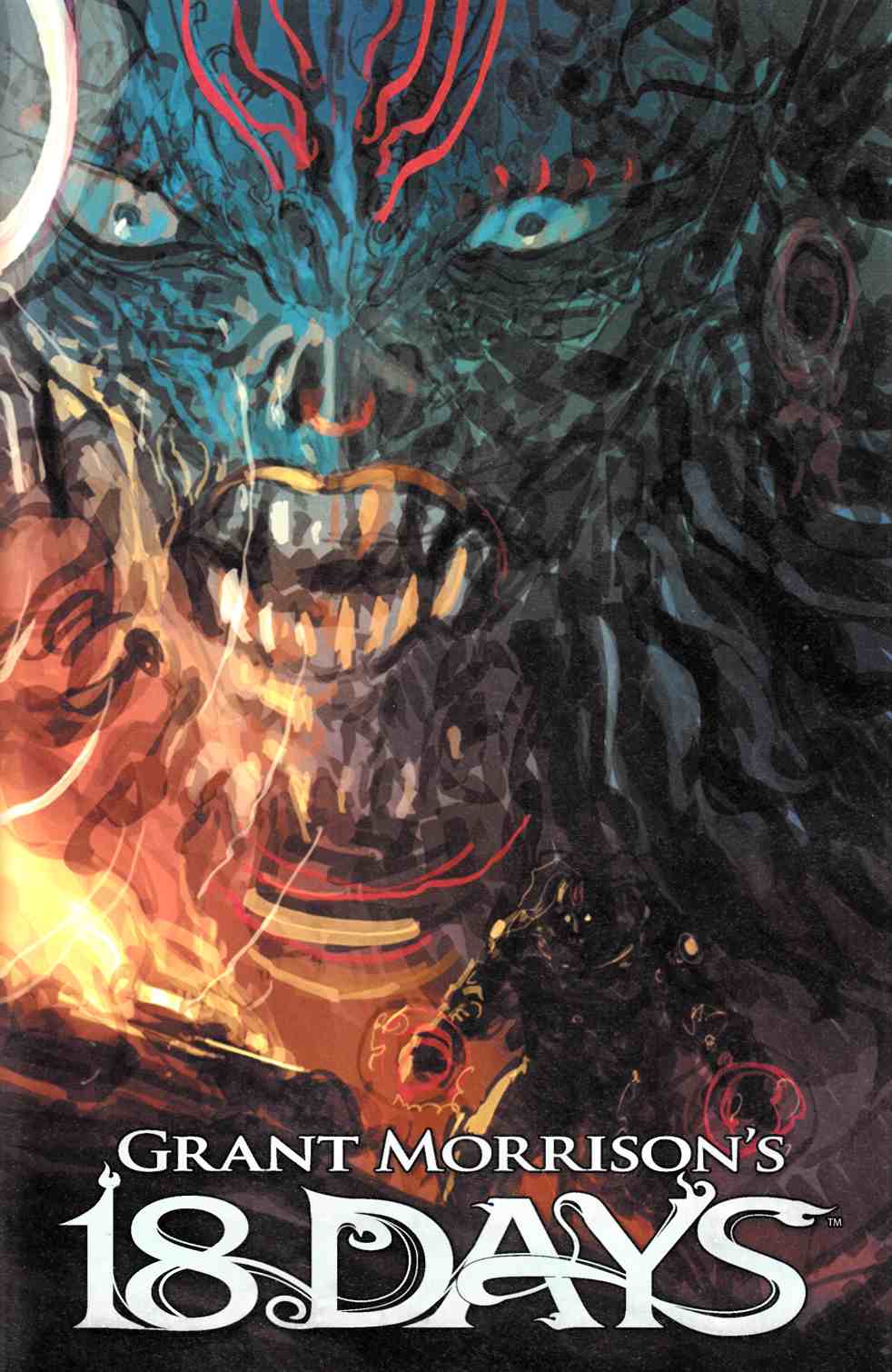 Grant Morrisons 18 Days #8 Cover A- Demons Shadow Limited Edition Cover [Graphic India Comic] LARGE