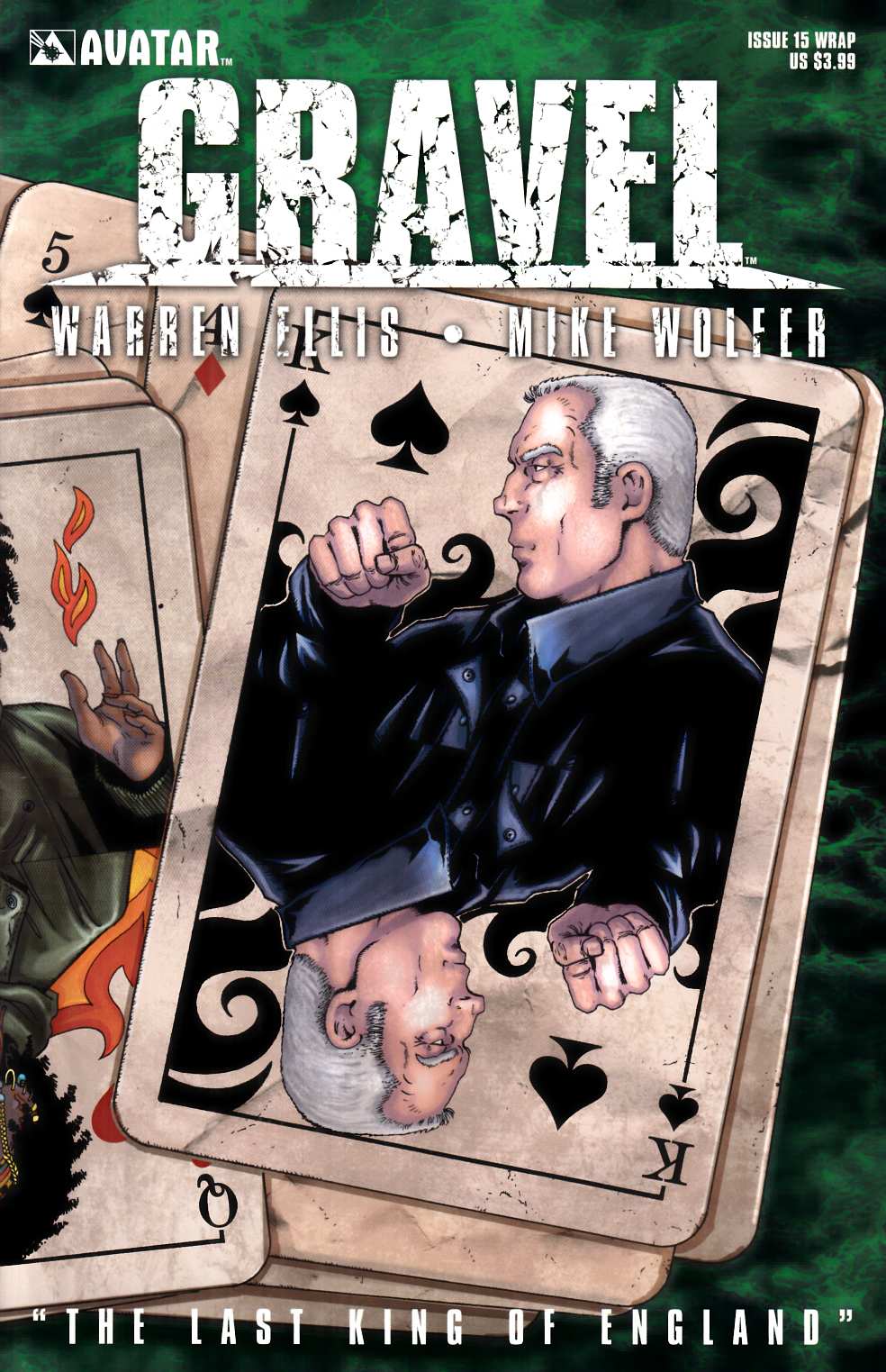 Gravel #15 Wrap Cover Near Mint (9.4) [Avatar Comic] LARGE