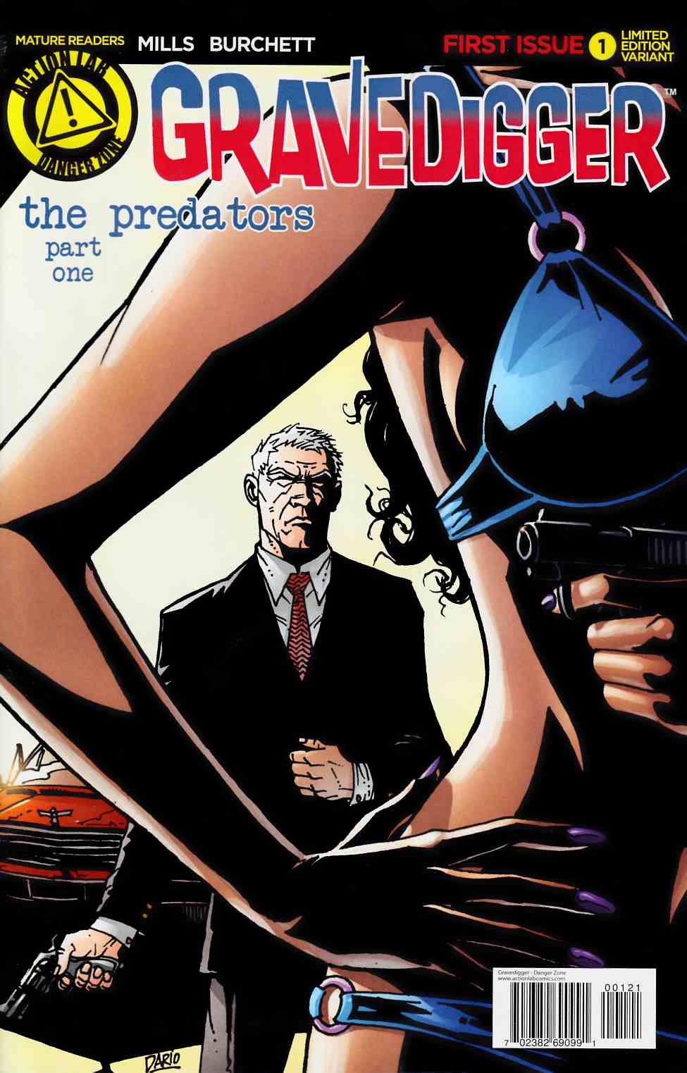 Gravedigger #1 Carrasco Variant Cover [Danger Zone Comic] THUMBNAIL