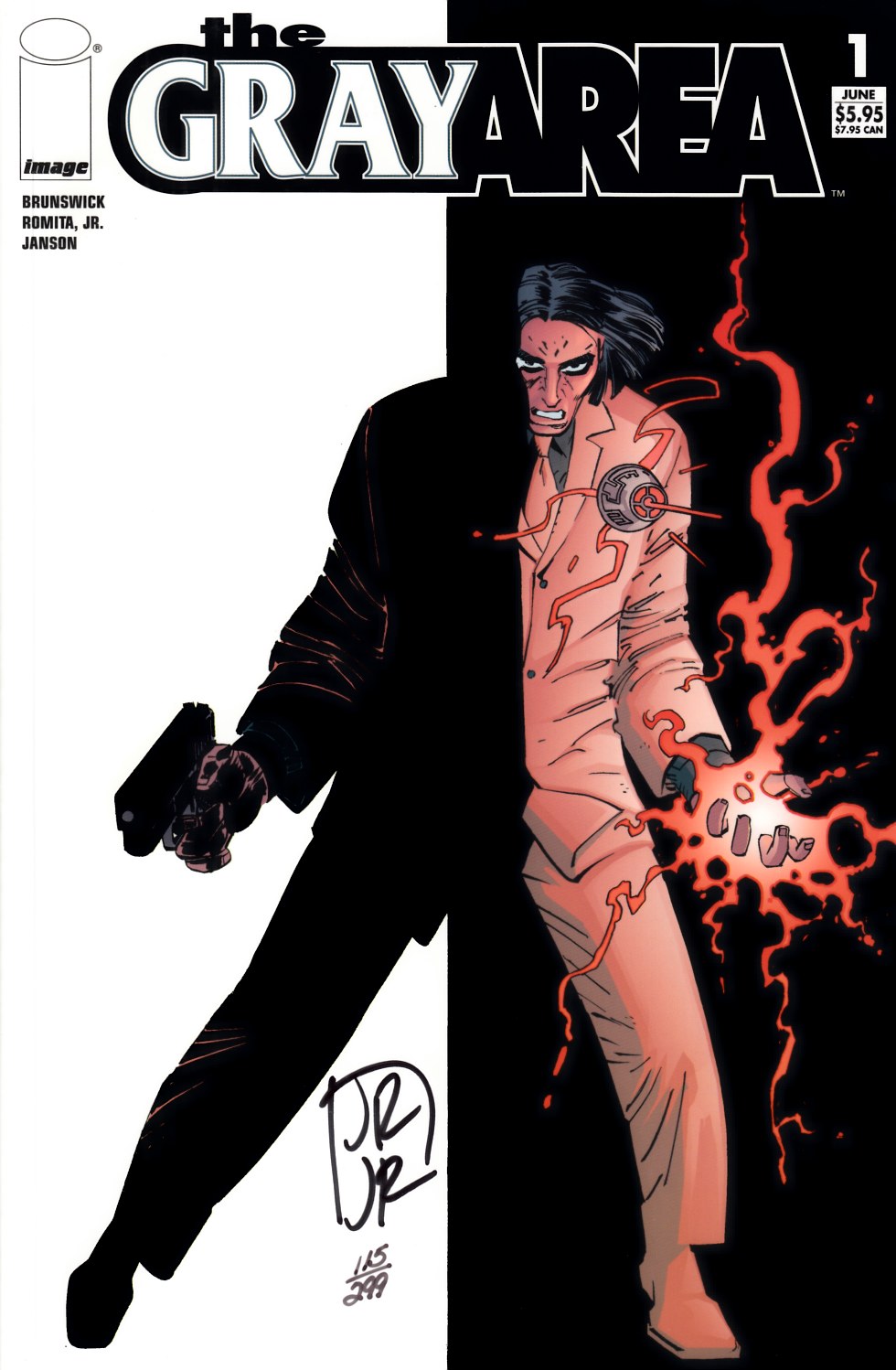 Gray Area #1 DF Romita Jr Signed Edition Near Mint (9.4) [Image Comic] THUMBNAIL