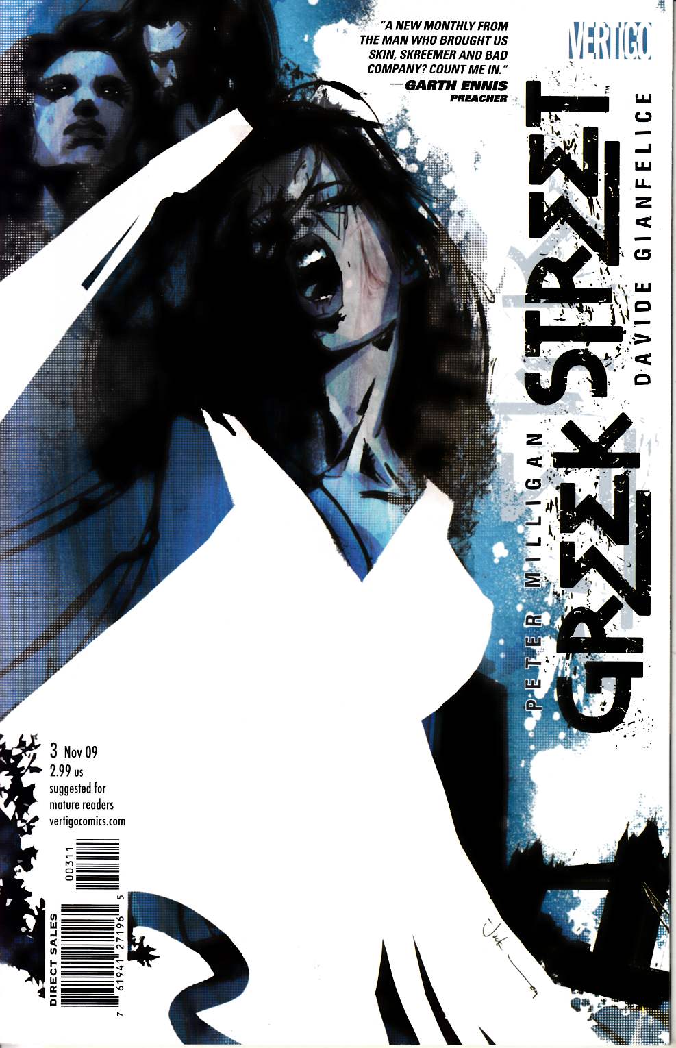 Greek Street #3 Very Fine (8.0) [DC Comic] LARGE