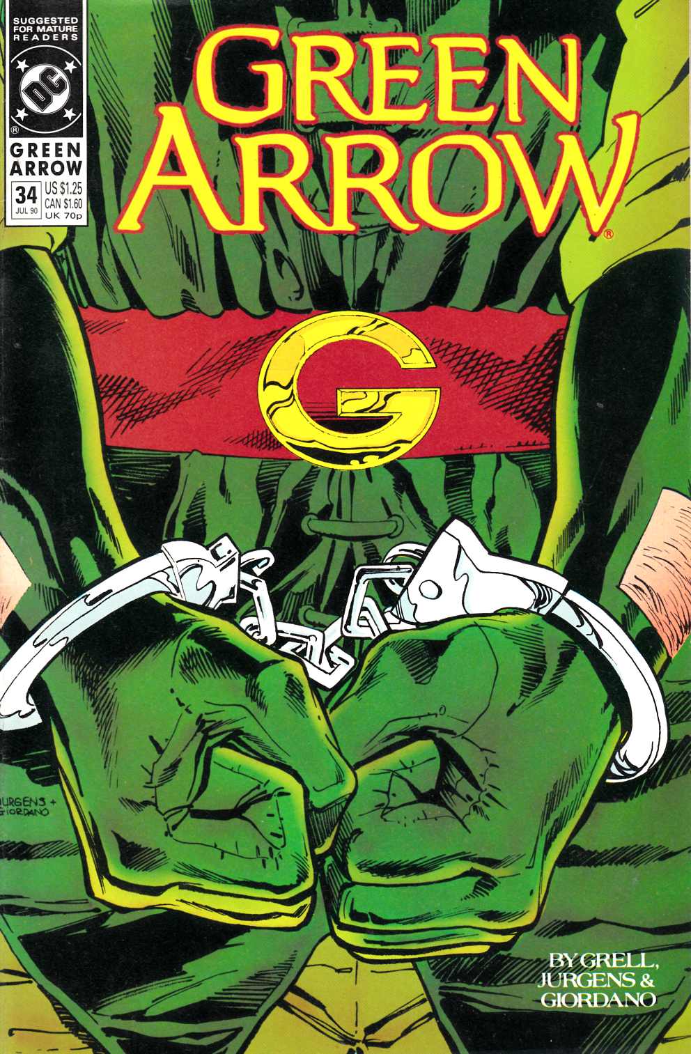 Green Arrow #34 Fine (6.0) [DC Comic] THUMBNAIL