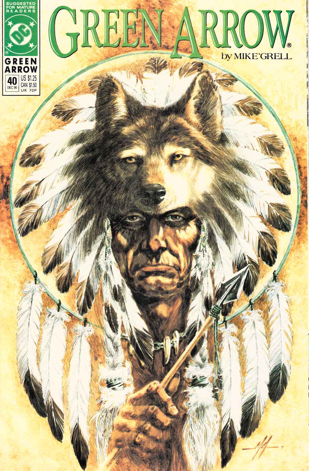 Green Arrow #40 Fine (6.0) [DC Comic] LARGE