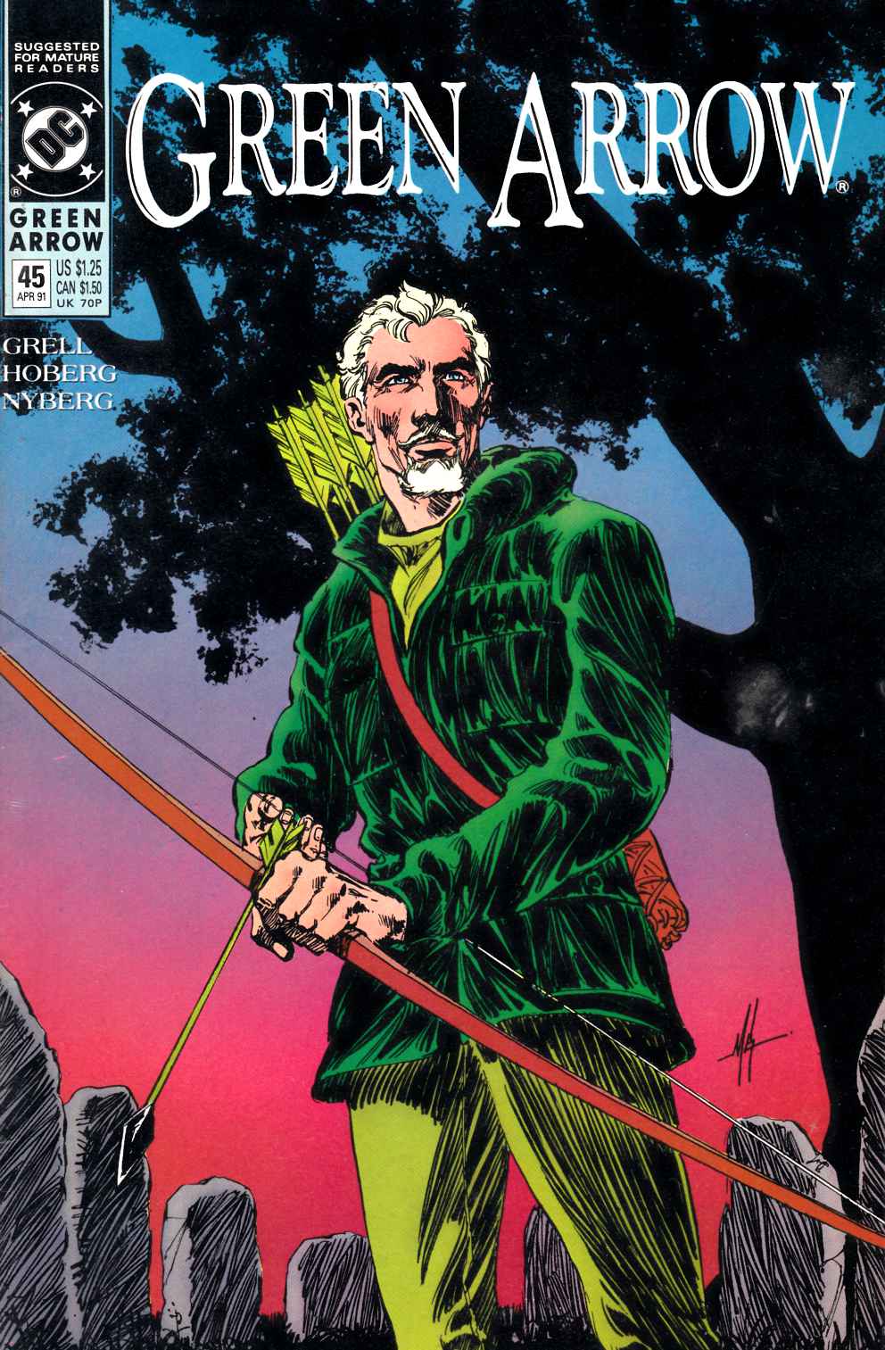 Green Arrow #45 Fine (6.0) [DC Comic] LARGE