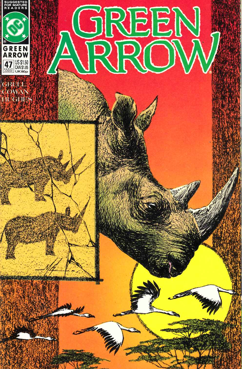 Green Arrow #47 Very Fine (8.0) [DC Comic] LARGE