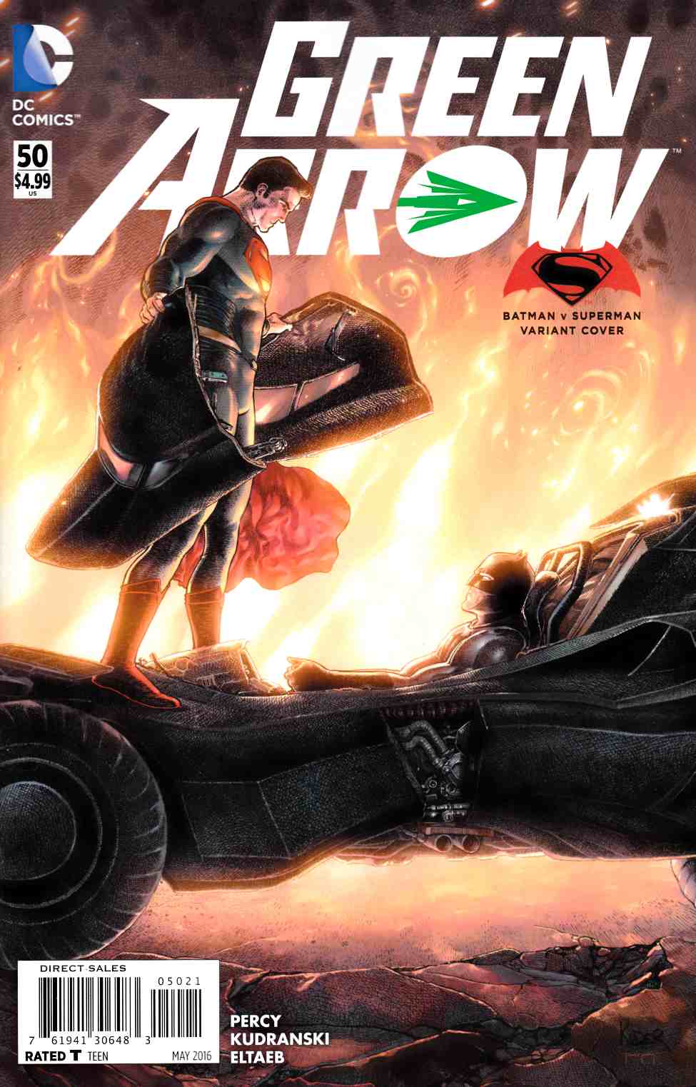 Green Arrow #50 Kuder Variant Cover [DC Comic] LARGE