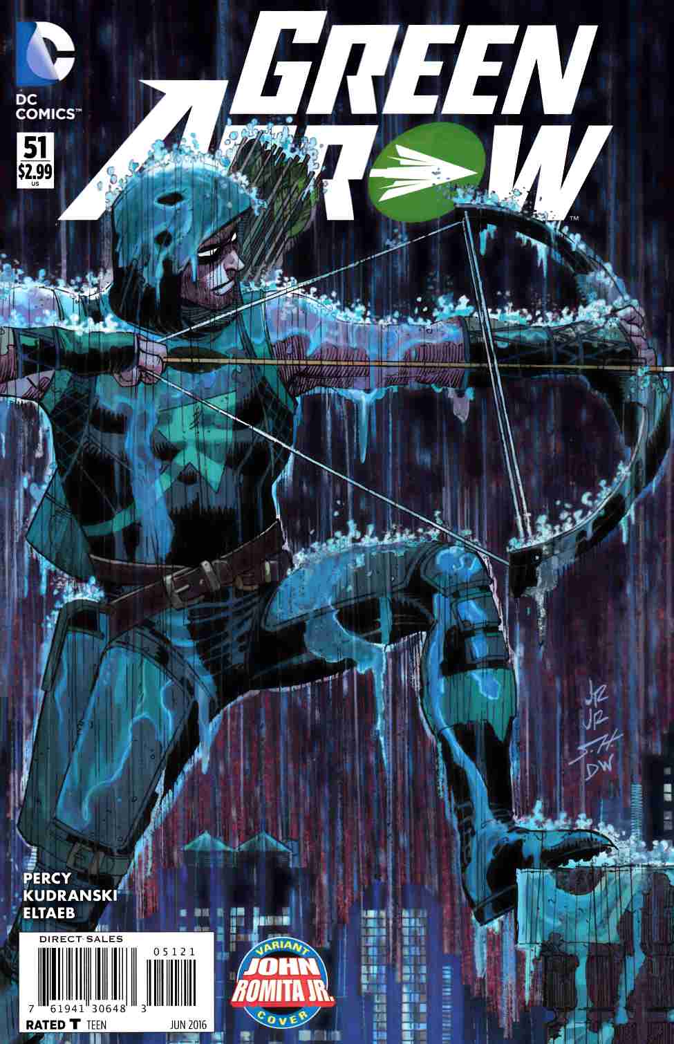Green Arrow #51 Romita Variant Cover [DC Comic] LARGE