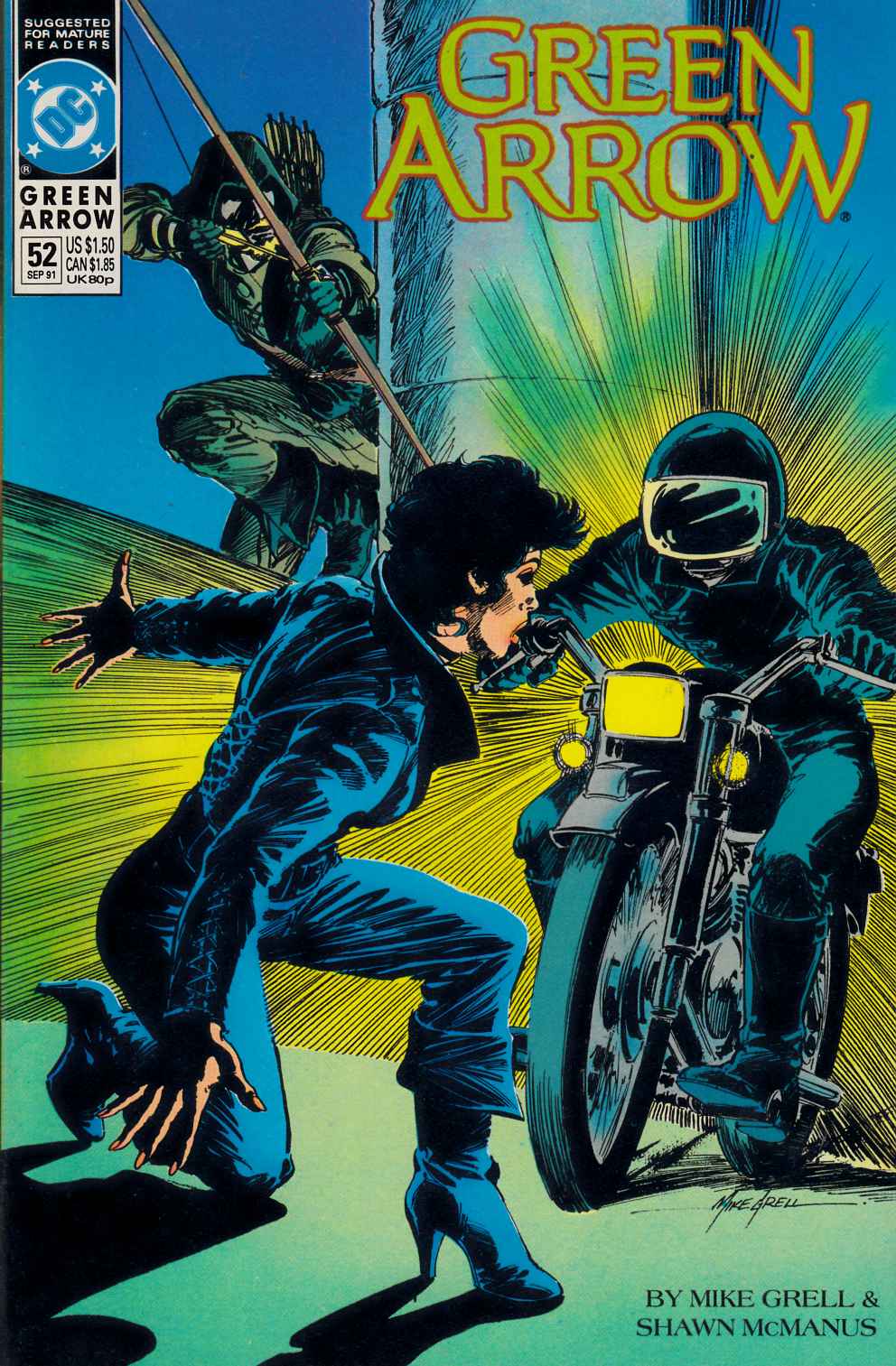 Green Arrow #52 Very Fine (8.0) [DC Comic] LARGE