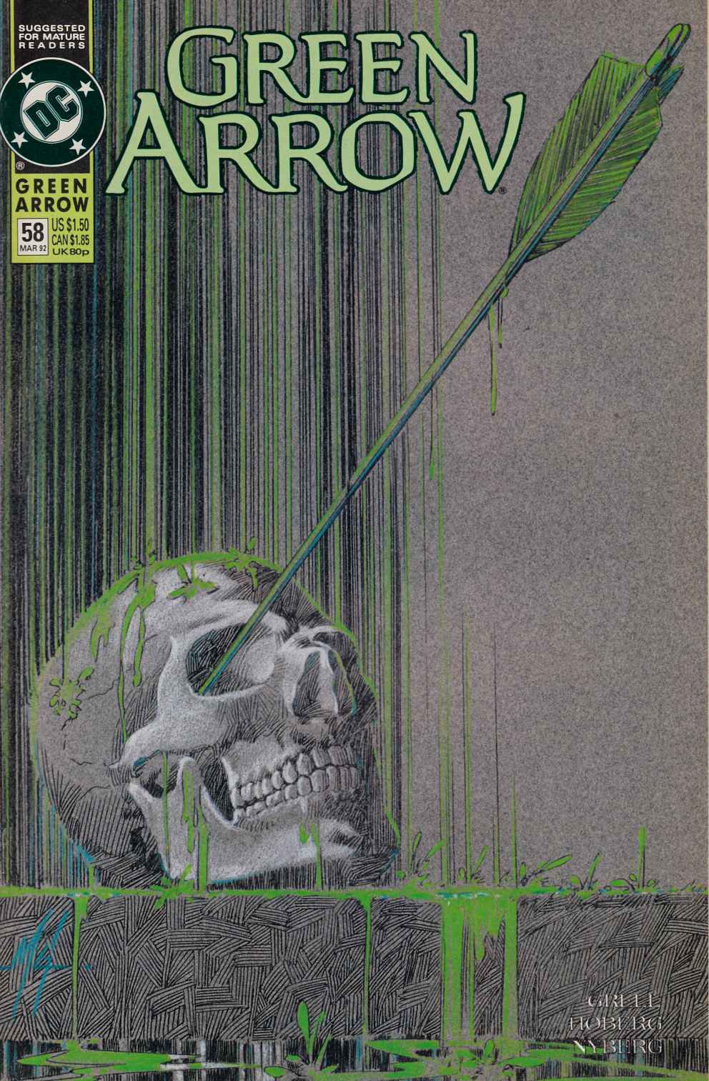 Green Arrow #58 Very Fine (8.0) [DC Comic] THUMBNAIL