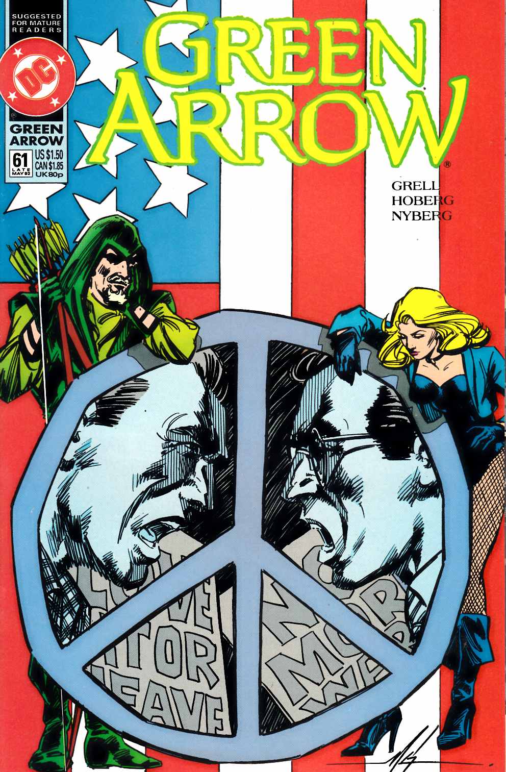 Green Arrow #61 Near Mint Minus (9.2) [DC Comic] THUMBNAIL