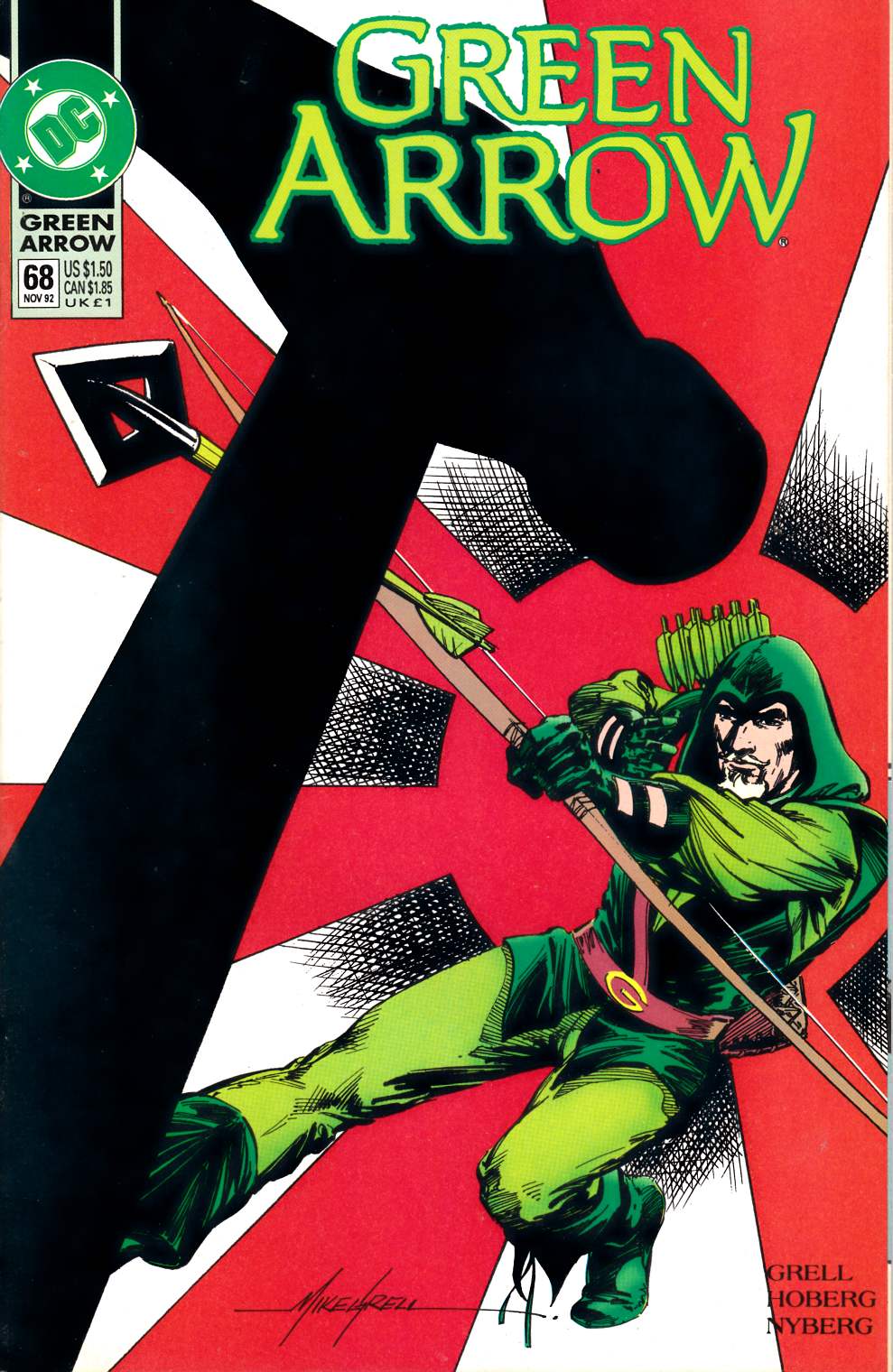 Green Arrow #68 Near Mint Minus (9.2) [DC Comic] THUMBNAIL