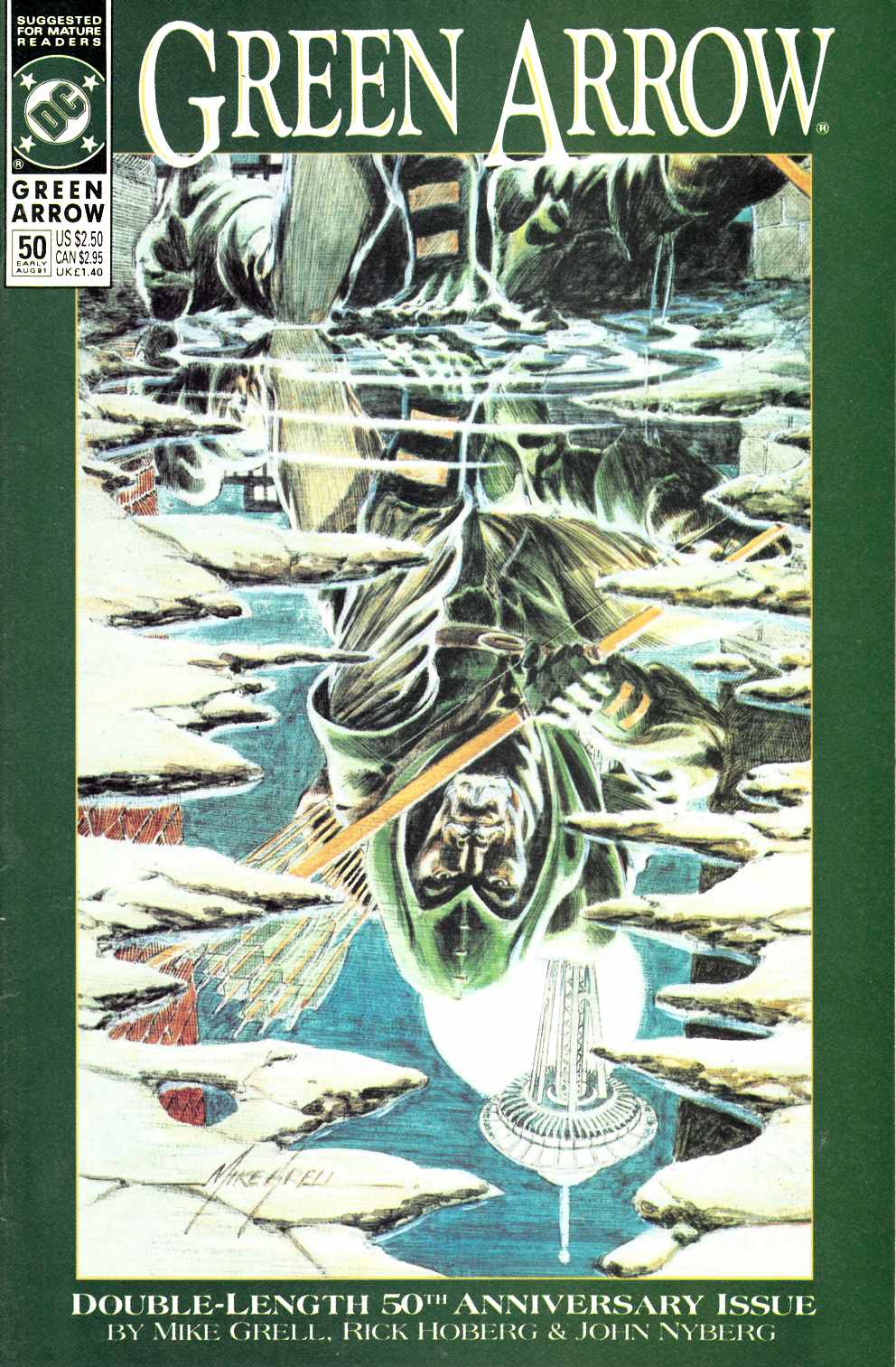 Green Arrow #50 Very Fine (8.0) [DC Comic] LARGE