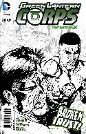 Green Lantern Corps #26 B&W Variant Cover [DC Comic] THUMBNAIL