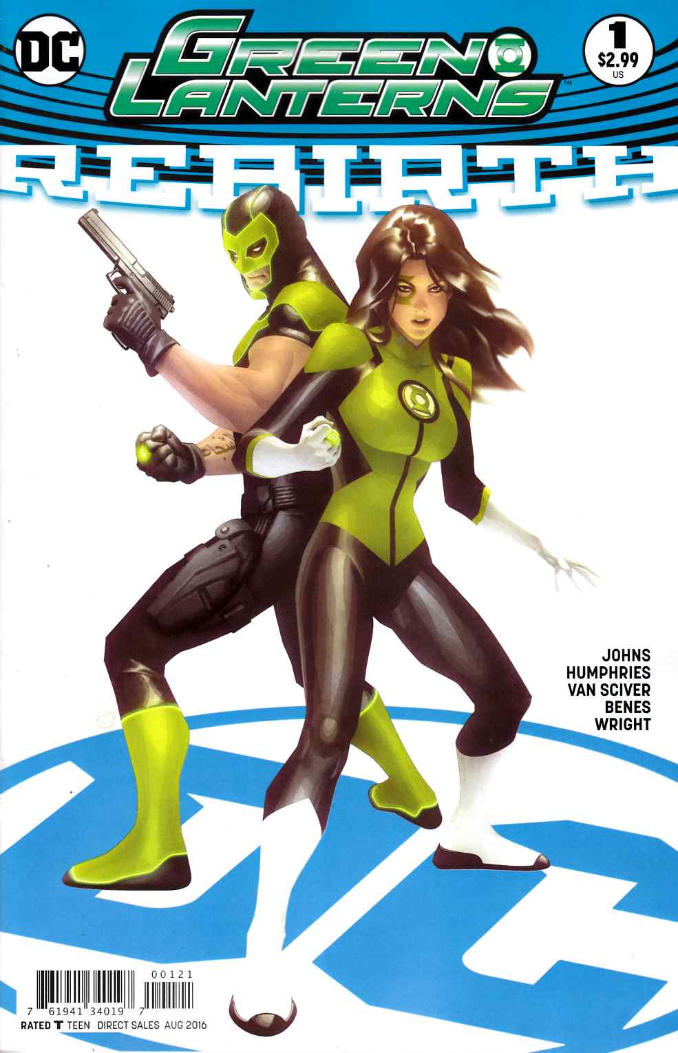 Green Lanterns Rebirth #1 Garner Variant Cover [DC Comic]