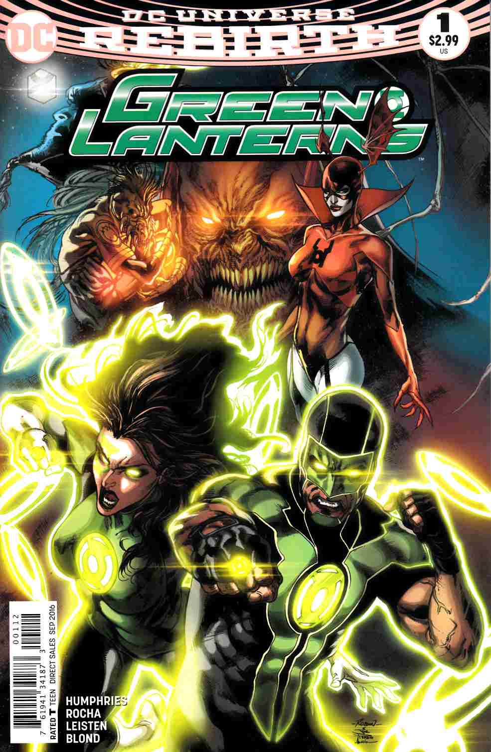 Green Lanterns #1 Second Printing [DC Comic]