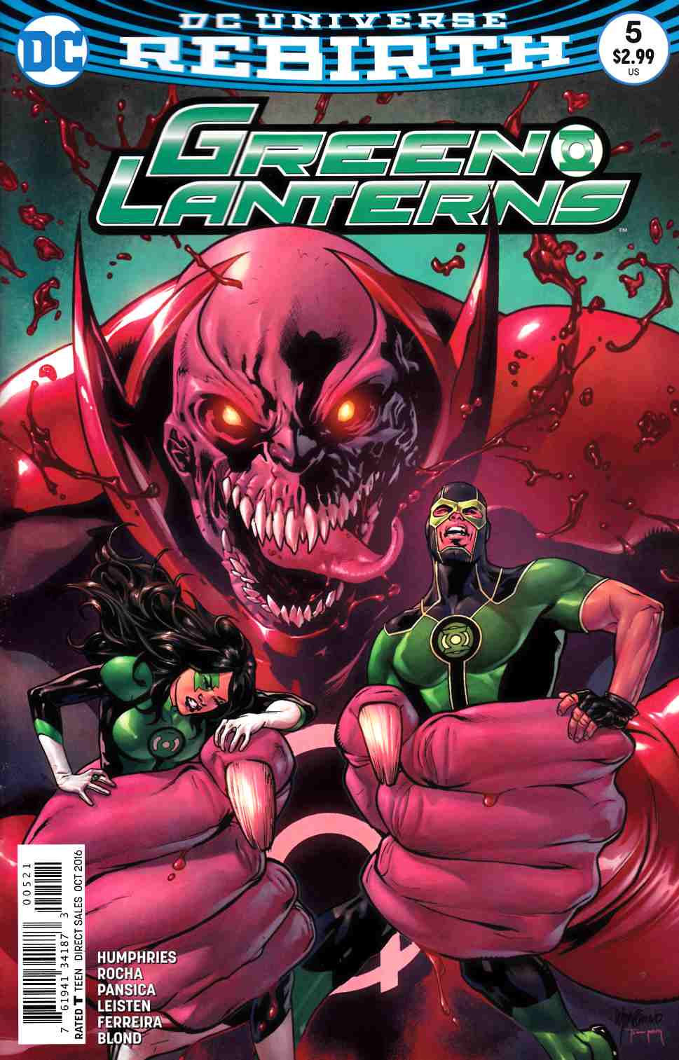 Green Lanterns #5 Lupacchino Variant Cover [DC Comic]