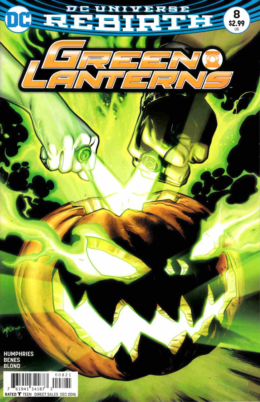 Green Lanterns #8 Lupacchino Variant Cover [DC Comic]