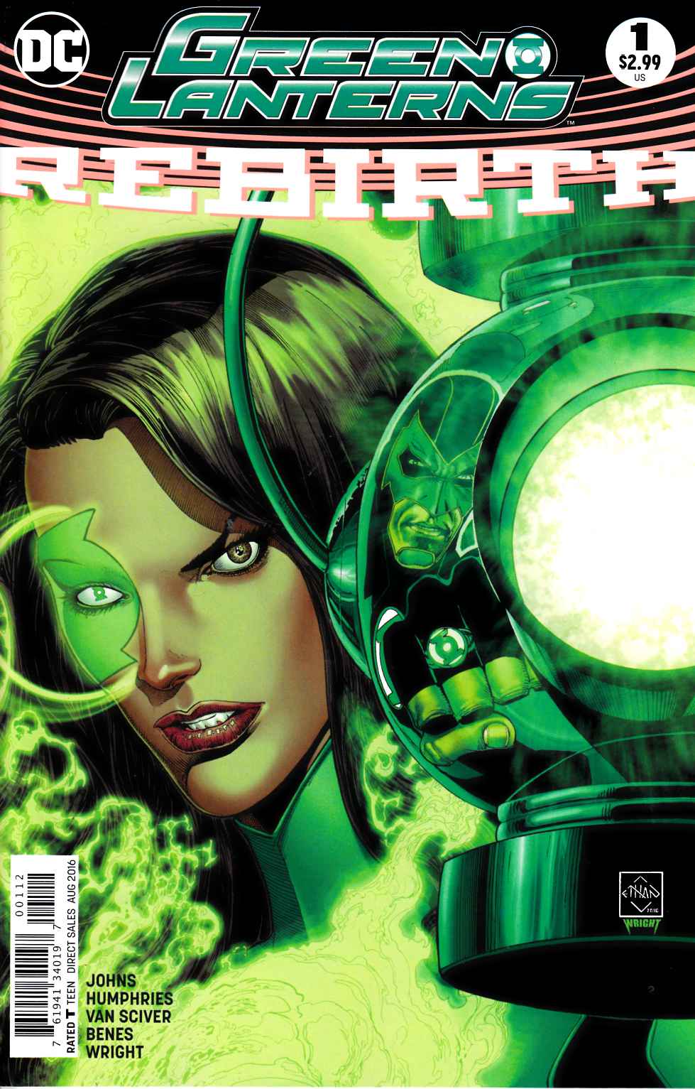 Green Lanterns Rebirth #1 Second Printing [DC Comic]