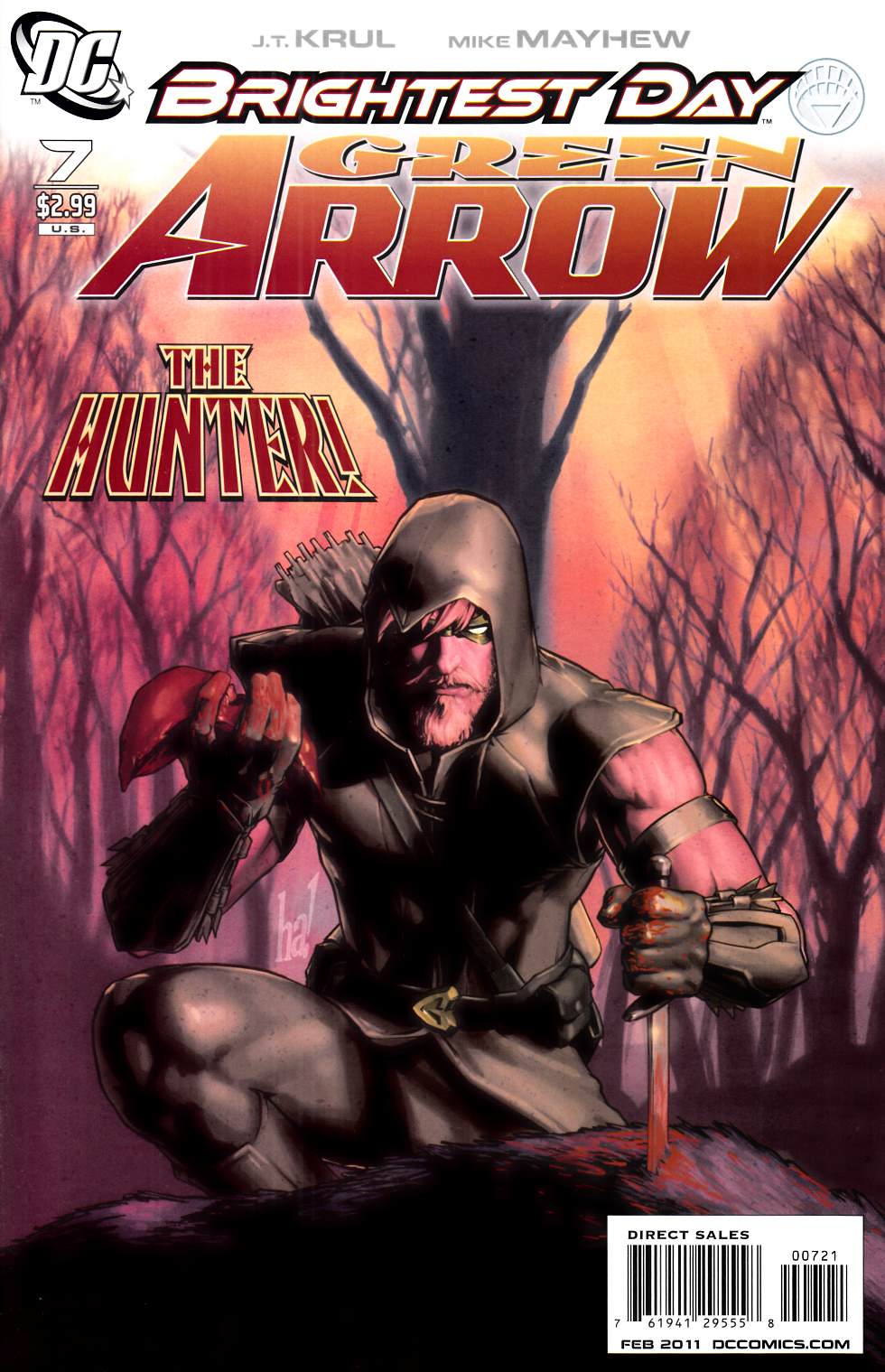 Green Arrow #7 Ha Variant Cover Near Mint (9.4) [DC Comic] THUMBNAIL