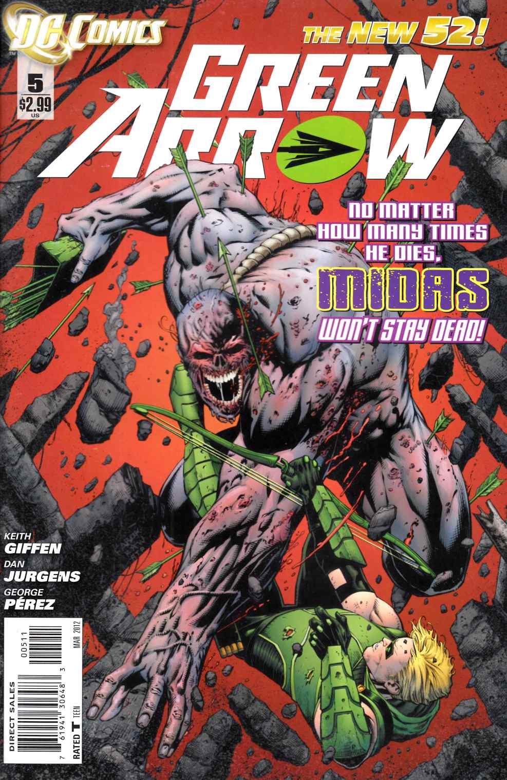 Green Arrow #5 Near Mint (9.4) [DC Comic] LARGE