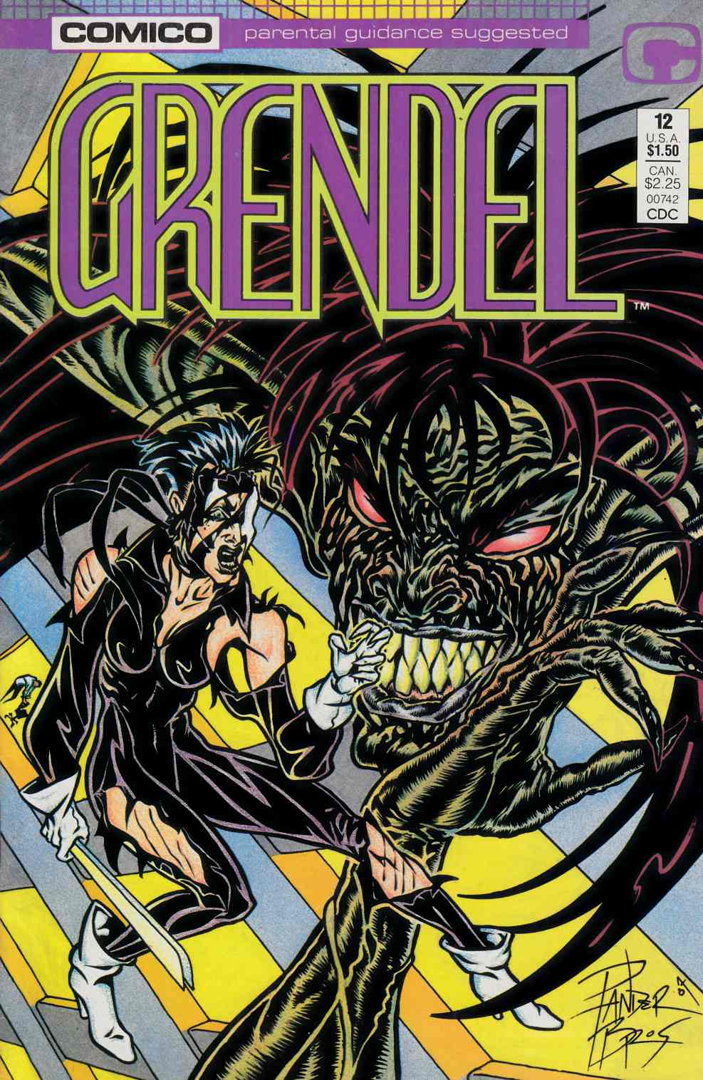 Grendel #12 Very Fine (8.0) [Comico Comic] LARGE