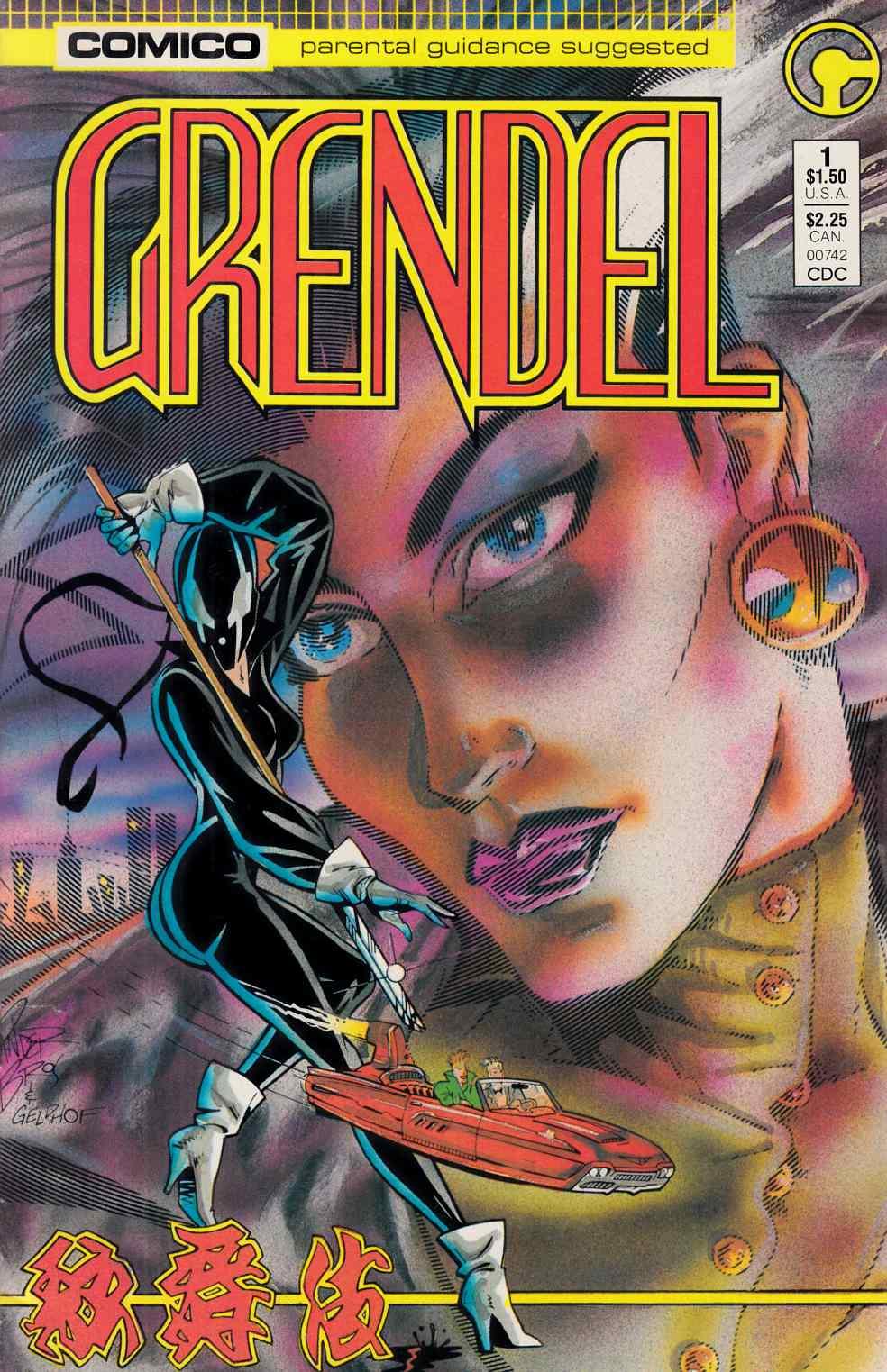 Grendel #1 Very Fine (8.0) [Comico Comic] LARGE