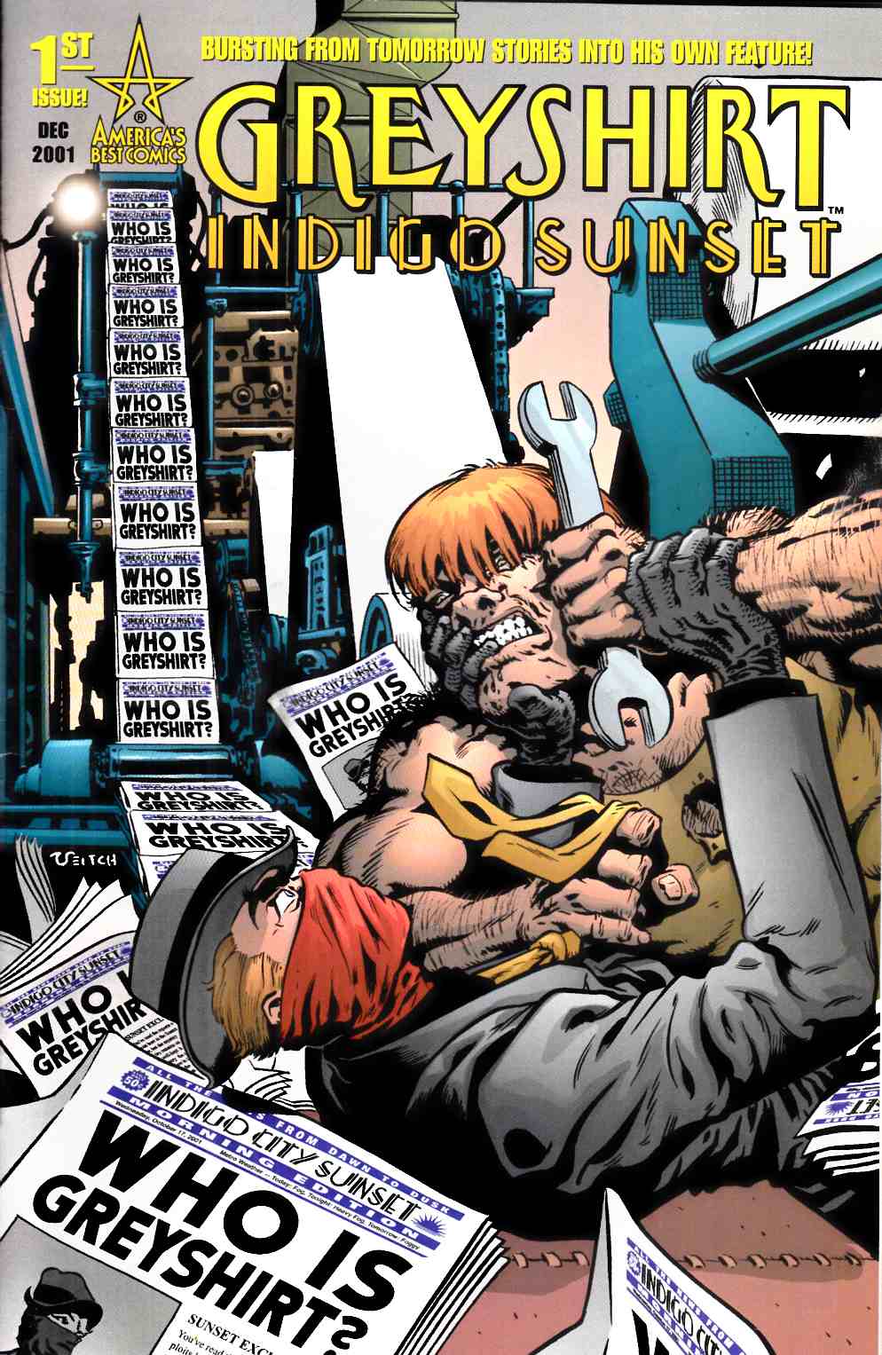 Greyshirt Indigo Sunset #1 Very Fine (8.0) [DC Comic] LARGE