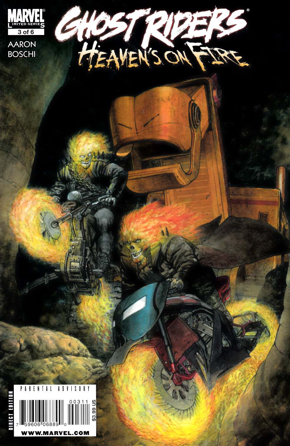 Ghost Riders Heavens on Fire #3 Very Fine Plus (8.5) [Marvel Comic] THUMBNAIL