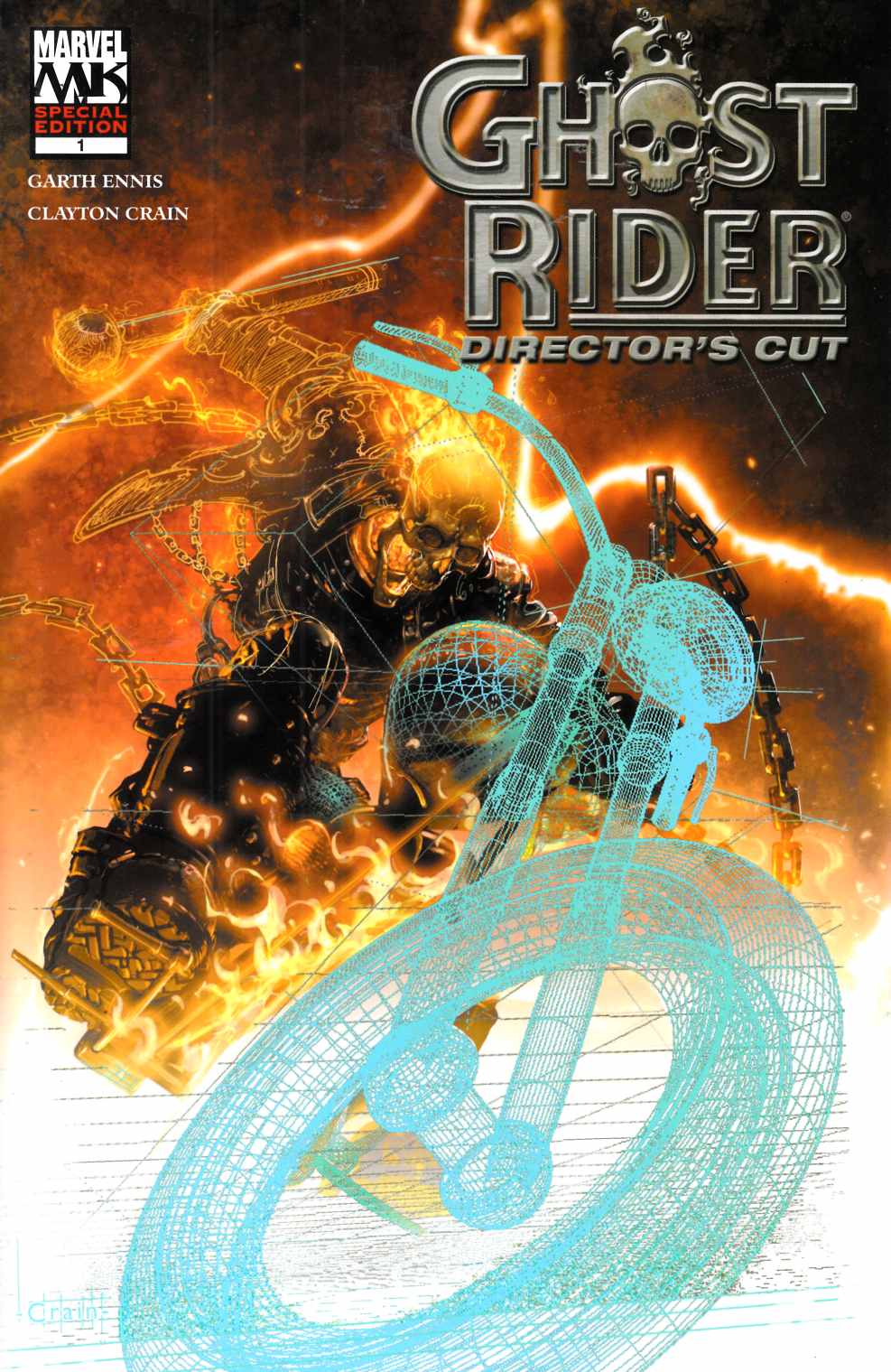 Ghost Rider #1 Directors Cut Near Mint Minus (9.2) [Marvel Comic] THUMBNAIL