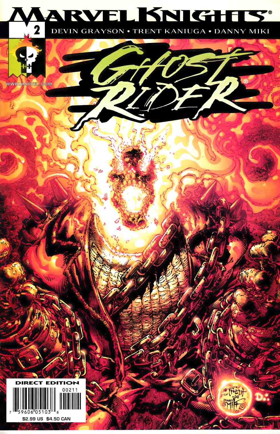 Ghost Rider #2 Near Mint (9.4) [Marvel Comic] THUMBNAIL