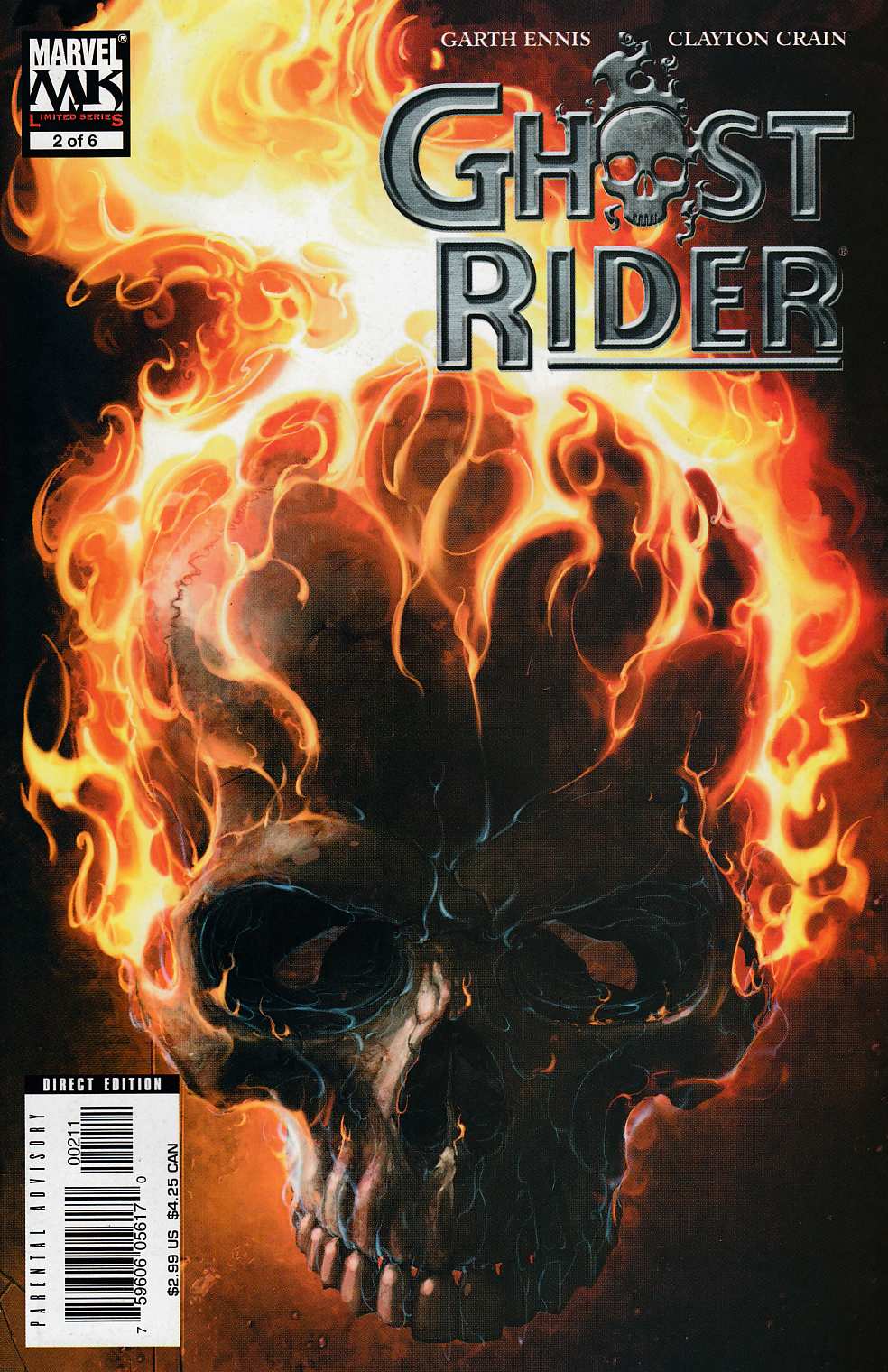 Ghost Rider #2 Very Fine (8.0) [Marvel Comic] THUMBNAIL