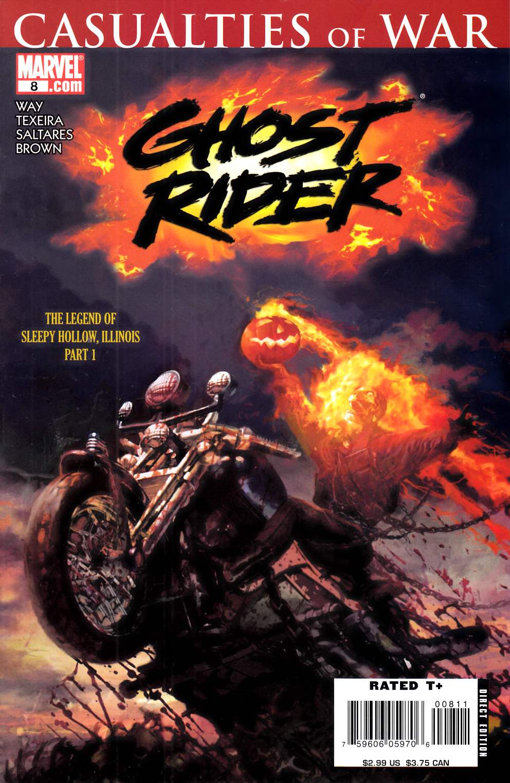 Ghost Rider #8 Near Mint (9.4) [Marvel Comic] LARGE
