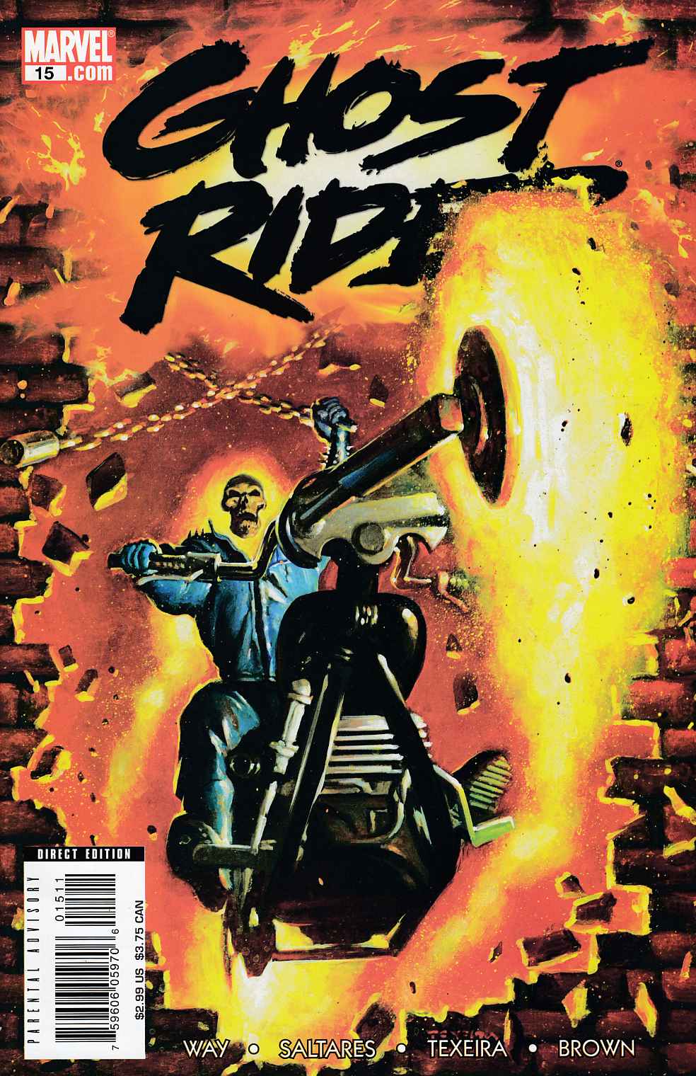 Ghost Rider #15 Near Mint (9.4) [Marvel Comic] LARGE