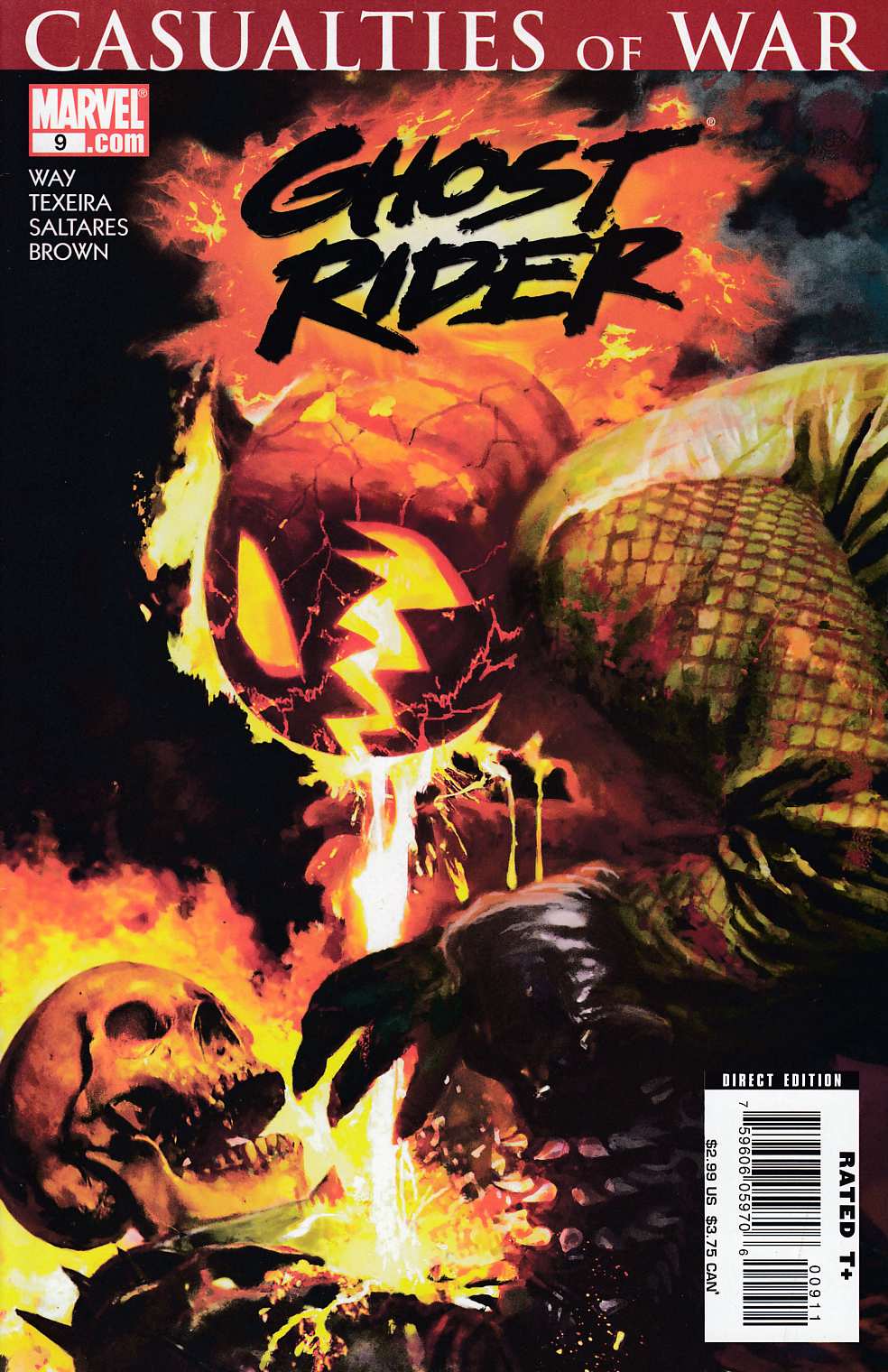 Ghost Rider #9 Very Fine Minus (7.5) [Marvel Comic] LARGE