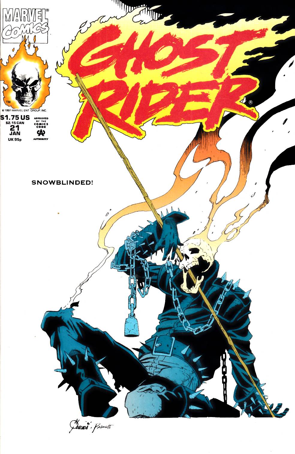 Ghost Rider #21 Near Mint (9.4) [Marvel Comic] THUMBNAIL