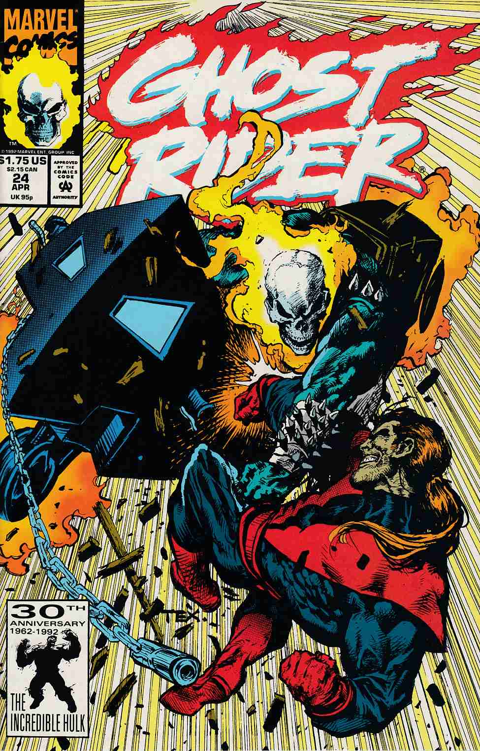 Ghost Rider #24 Near Mint (9.4) [Marvel Comic] THUMBNAIL