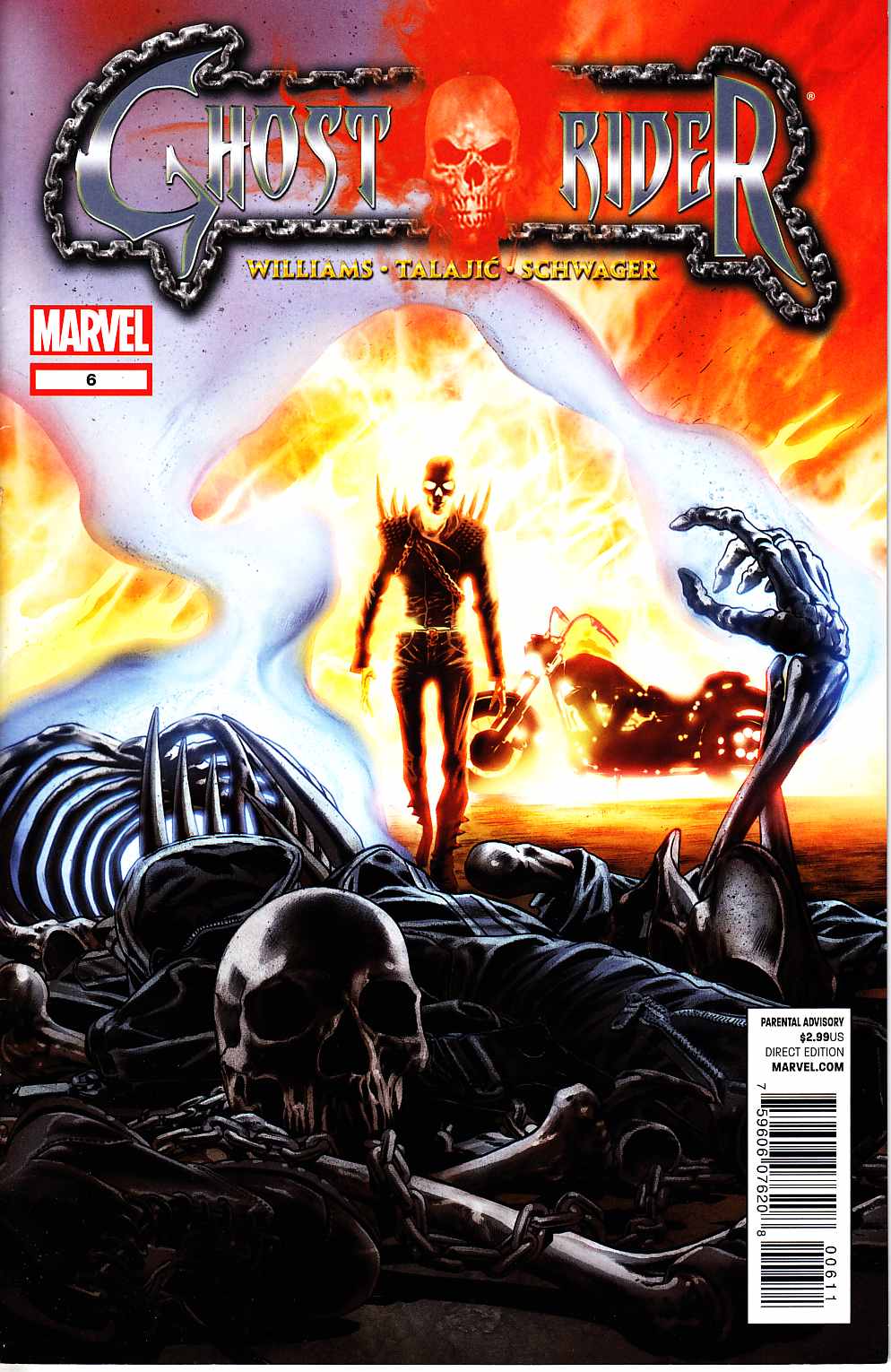 Ghost Rider #6 Near Mint Minus (9.2) [Marvel Comic] LARGE