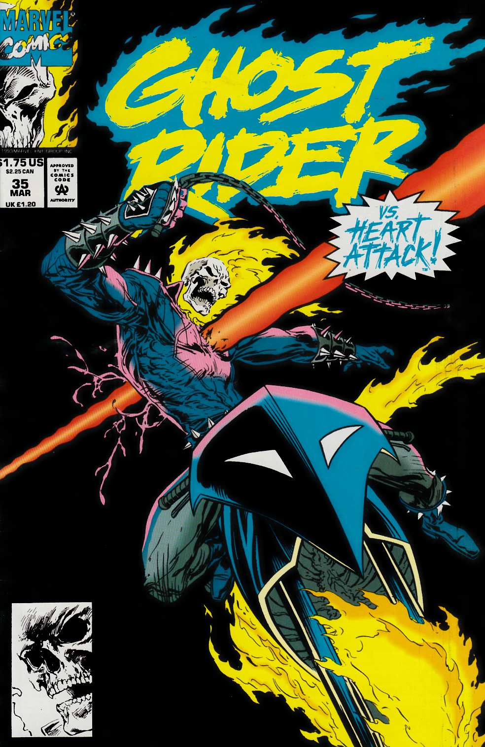 Ghost Rider #35 Very Fine (8.0) [Marvel Comic] THUMBNAIL