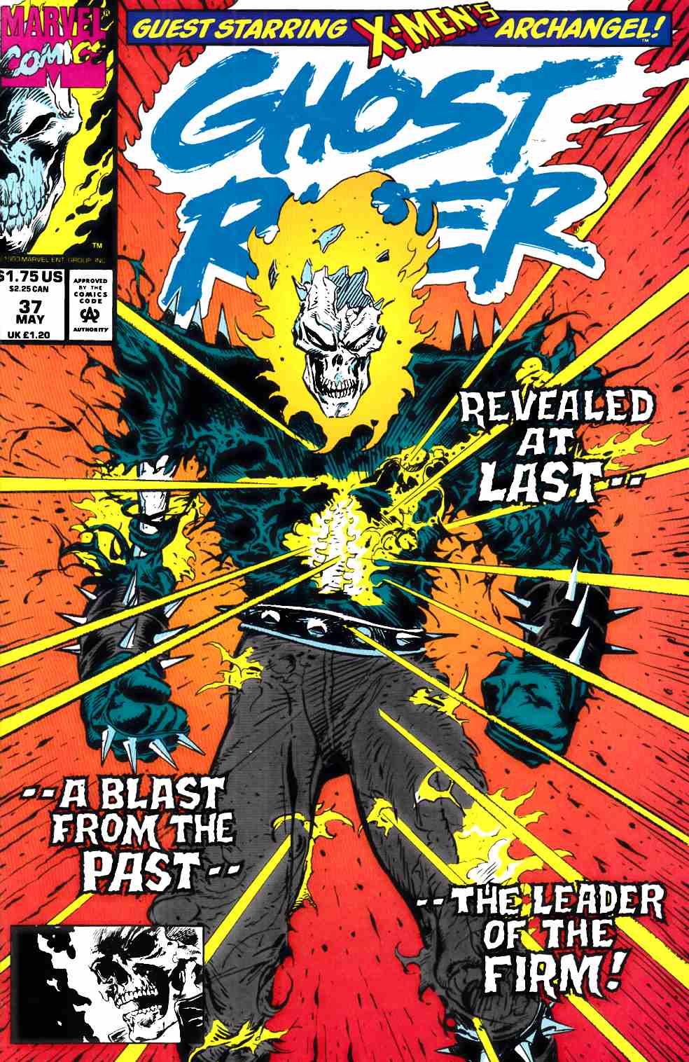 Ghost Rider #37 Very Fine (8.0) [Marvel Comic] THUMBNAIL